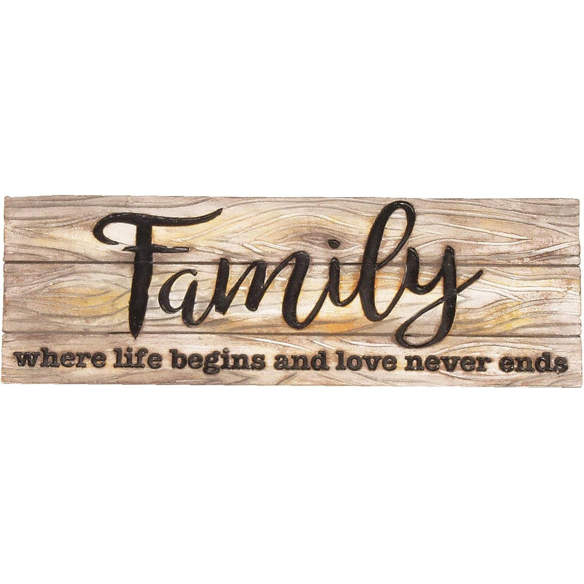 Spoontiques Decorative Signage, 7.75" wide, Brown