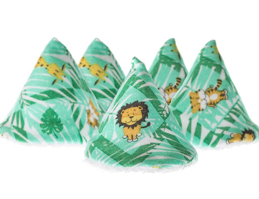 Beba Bean Pee pee Teepee Jungle Green Laundry Bag, white,green,multicolor