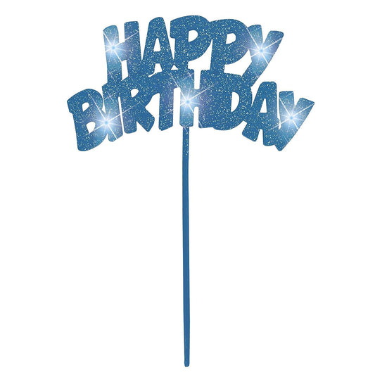 Unique Industries Unique Party Decoration, 6.2" x 10.2", Blue