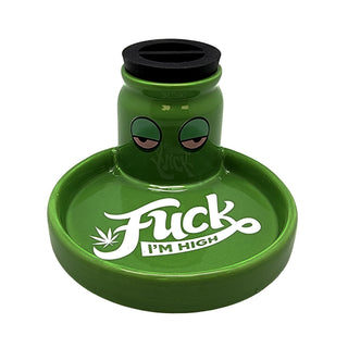 Fantasy Gifts Ashtray, 5*3 inches, Green