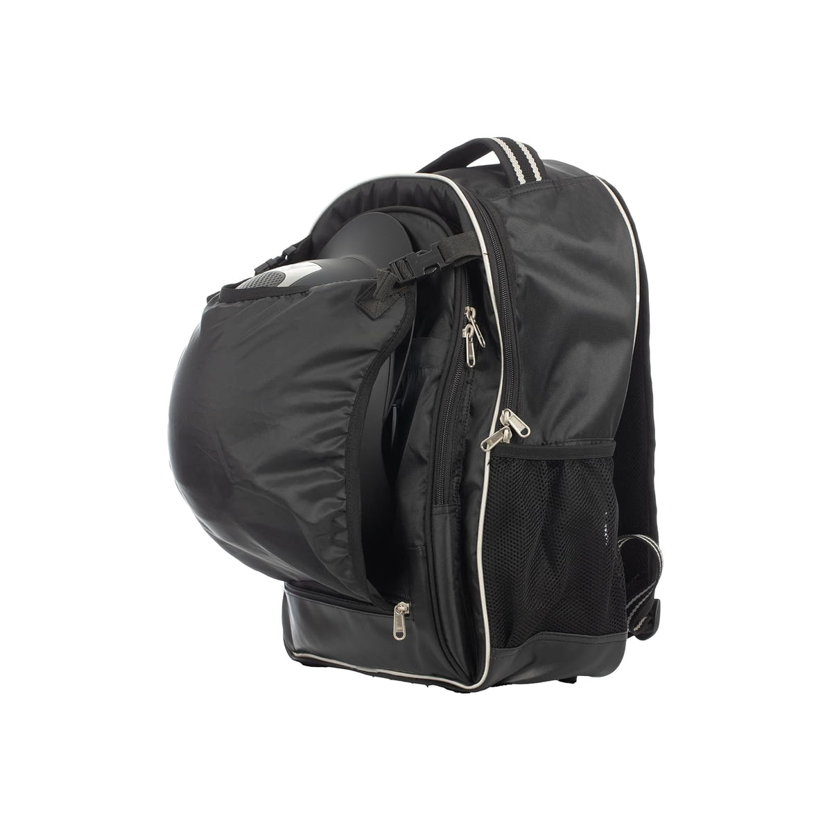 Equinavia Backpack, One Size, Black/Silver