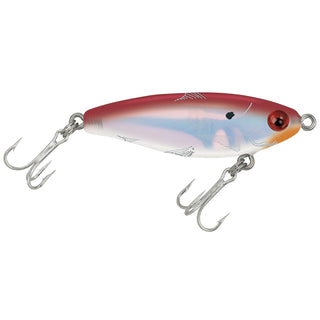 MirrOLure Fishing Hook, 2.25in 3/16oz, Red Bk/White/Silver