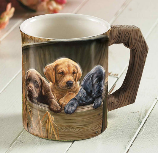 Wild Wings(WI) All Hands on Deck - Labs Coffee Mug by Rosemary Millette