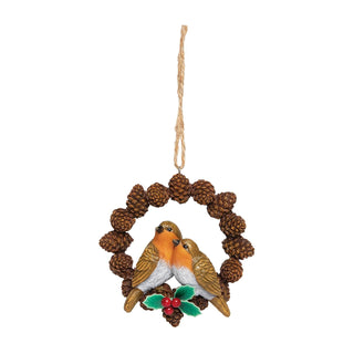 GALLERIE II Hanging Ornament, 3.54"x 1.42"x 3.7", Brown