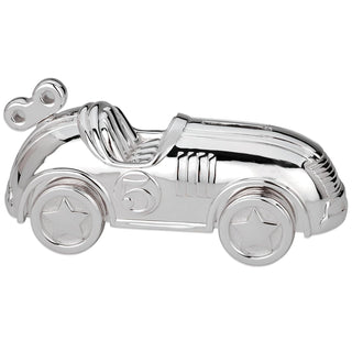 Reed & Barton Race Car Bank