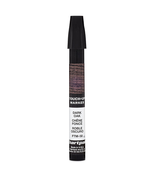 AD Marker Chartpak Wood Frame Touch-Up Marker, Tri-Nib, Dark Oak, 1 Each (FTM58)