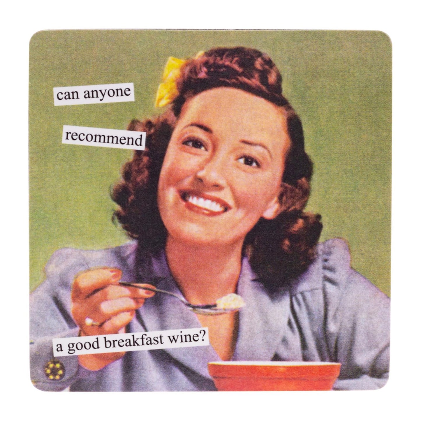 Anne Taintor Magnet - Breakfast Wine