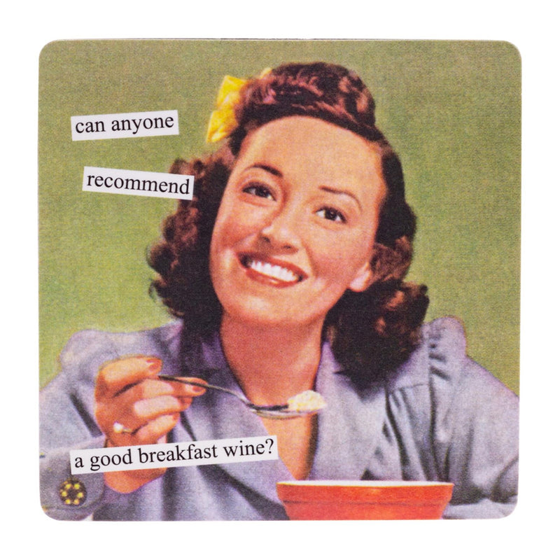 Anne Taintor Magnet - Breakfast Wine