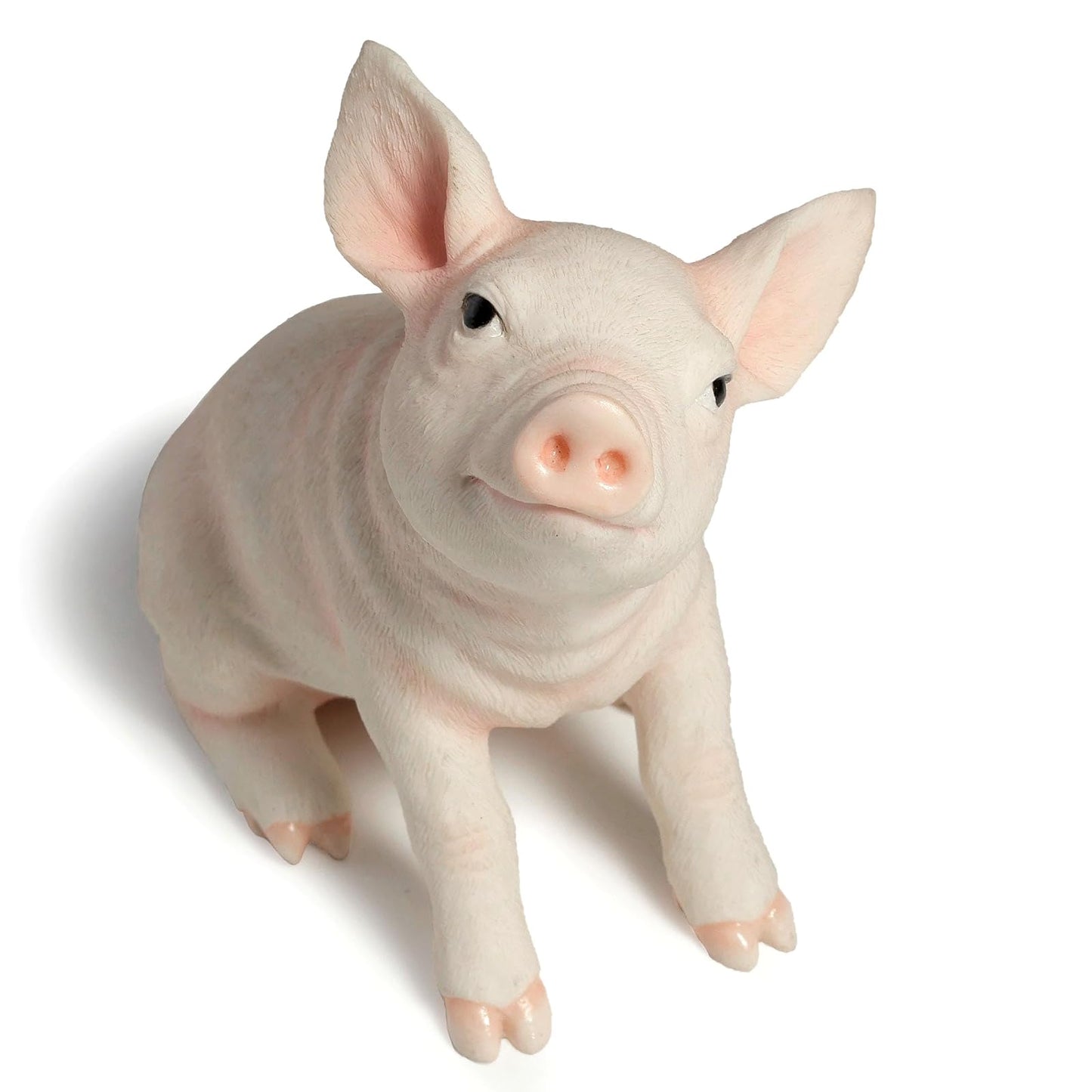 Unicorn Studio Baby Pig Pink Piglet Sitting # 76102 Farm Animal Figurine