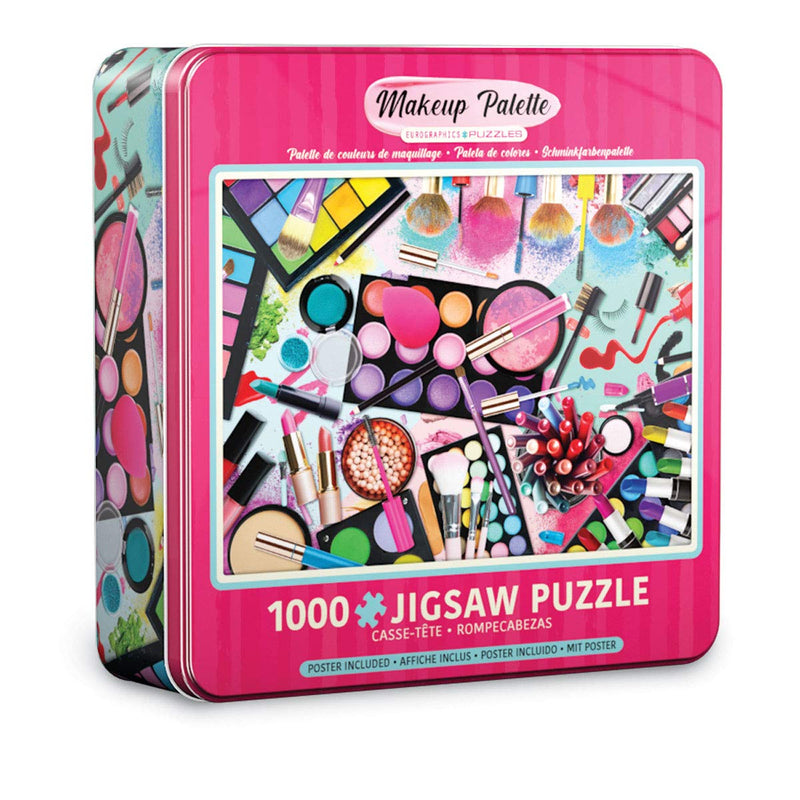 Eurographics Puzzle in Tin: Cast of Colors, 1000 Piece Puzzle for Adults