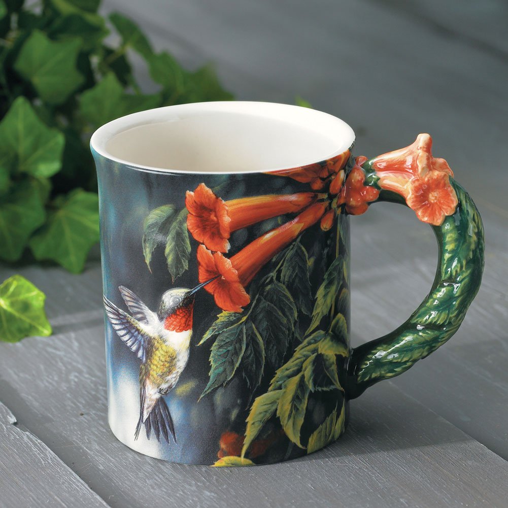 Wild Wings(WI) Hummingbird Sculpted Mug by Rosemary Millette