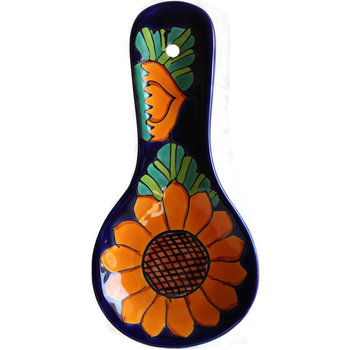 Fine Crafts & Imports Spoon Rest, Ceramic, Sunflower