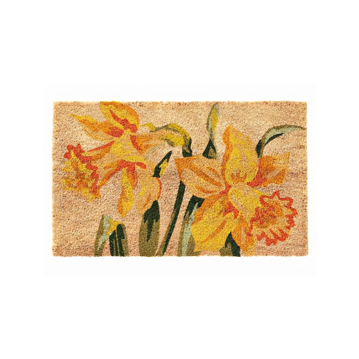 Home Furnishings By Larry Traverso Rug, 18 x 30 inches, Yellow