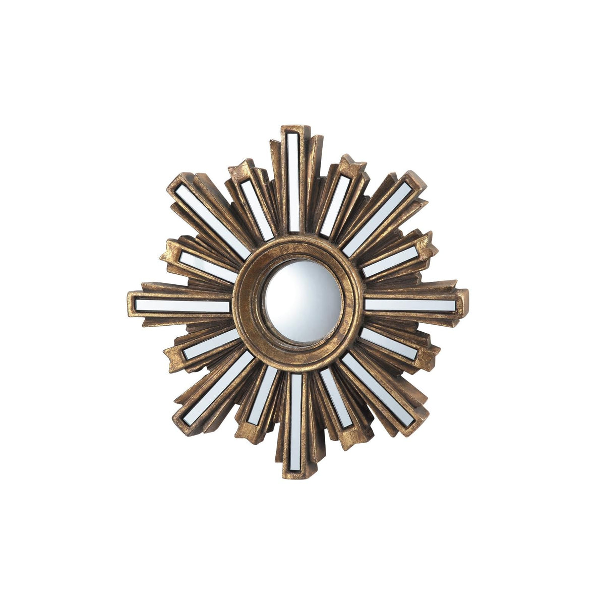 SPI Home Mirror, 9"L x 9"W, Gold