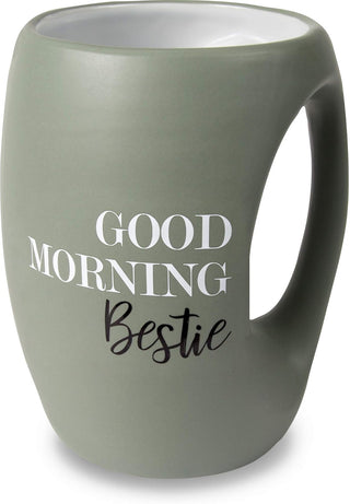 Pavilion Gift Company 10511 Good Morning Bestie 16 oz Mug, Green