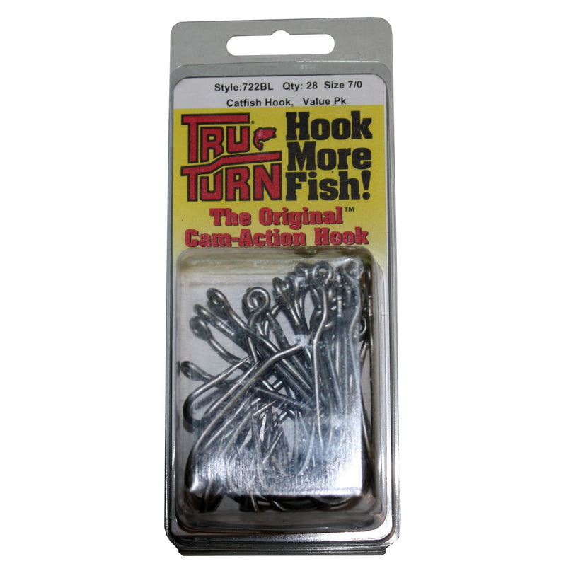 Tru Turn TTI Catfish Hook-28 Per Box, 7/0, Silver
