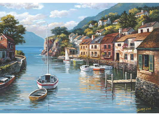 Anatolian Puzzle 500 Piece Puzzle - Village on The Water Puzzle, Multicolor (PER3535)