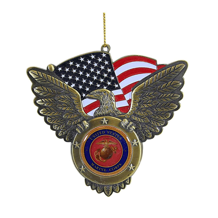 Kurt Adler US Marine Corps Eagle with Seal Christmas Tree Ornament MC9211