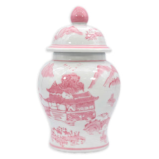 Galt International Jar, 33.8 Ounces, Pink & White