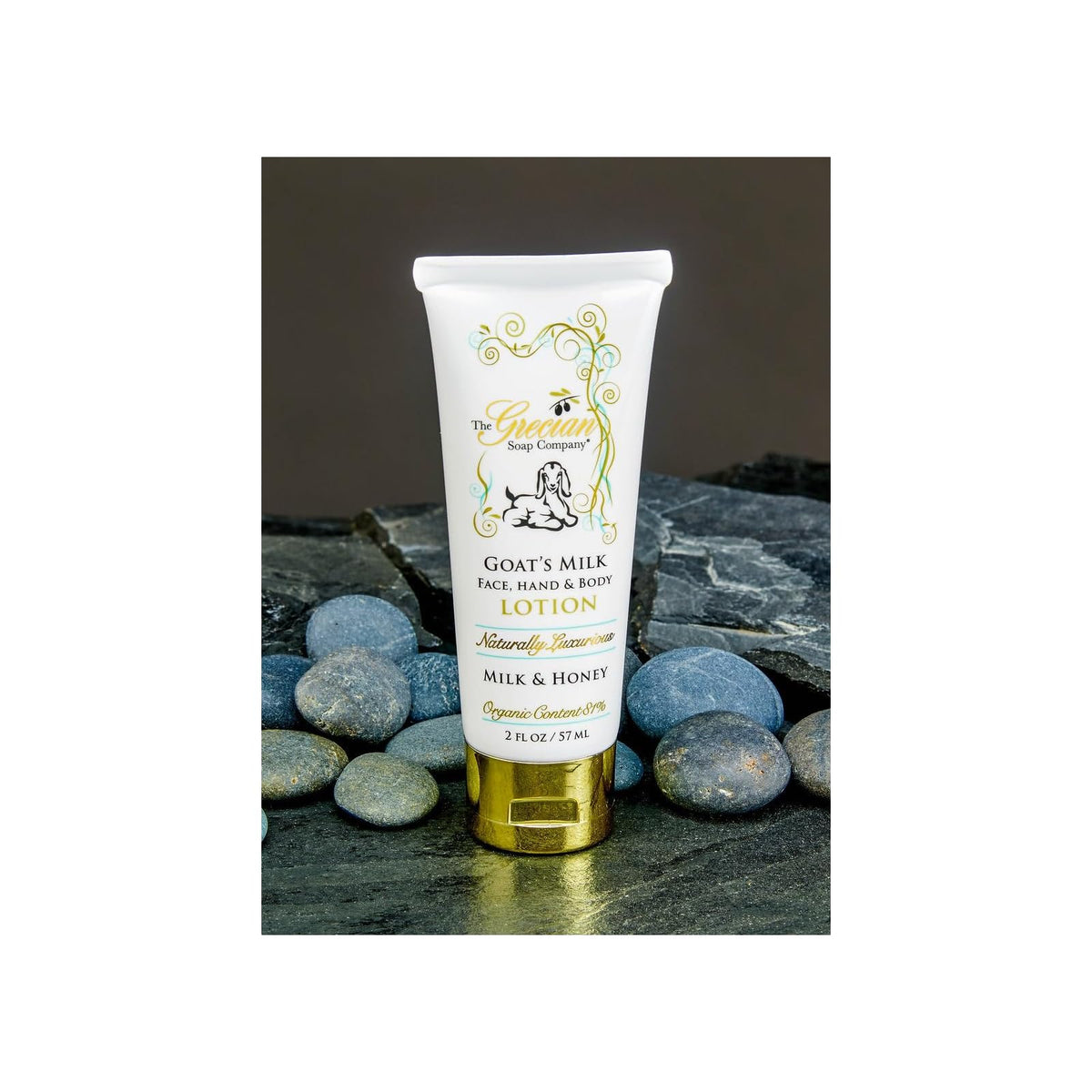 THE GRECIAN SOAP COMPANY Skin Cleaning Agent, 2 Ounce (Pack of 1), White