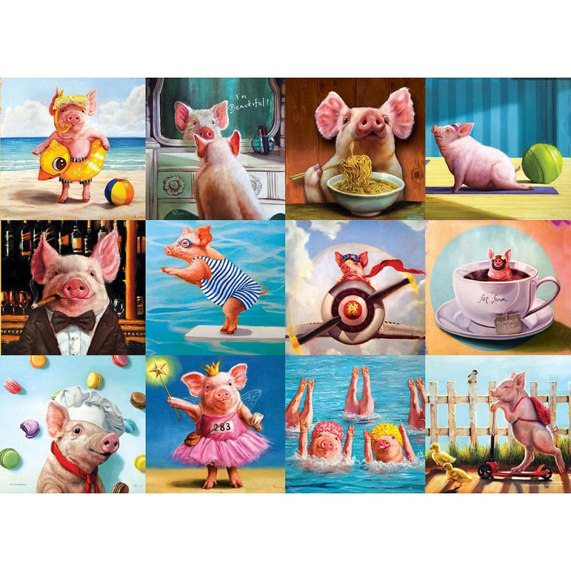 Funny Pigs 1000 Piece Puzzle