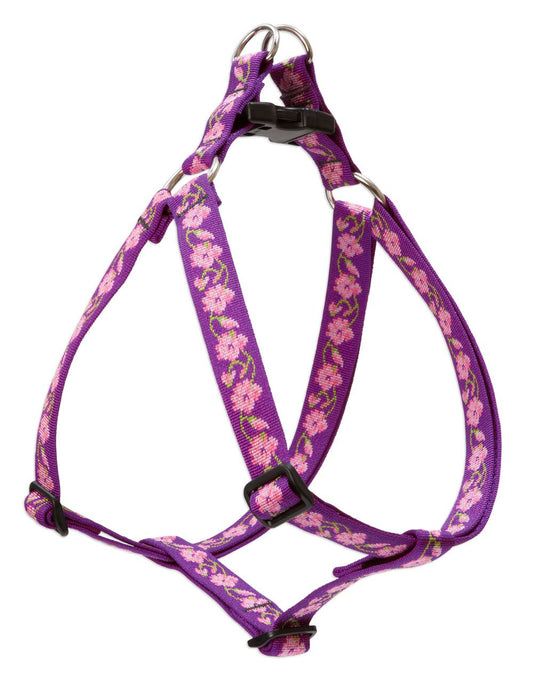 Lupine Pet Originals 1" Rose Garden 19-28" Step In Harness for Medium Dogs