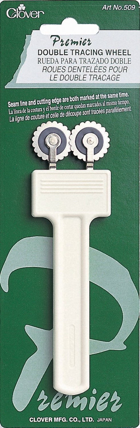 Clover 4031BK-B 487/W Double Tracing Wheel