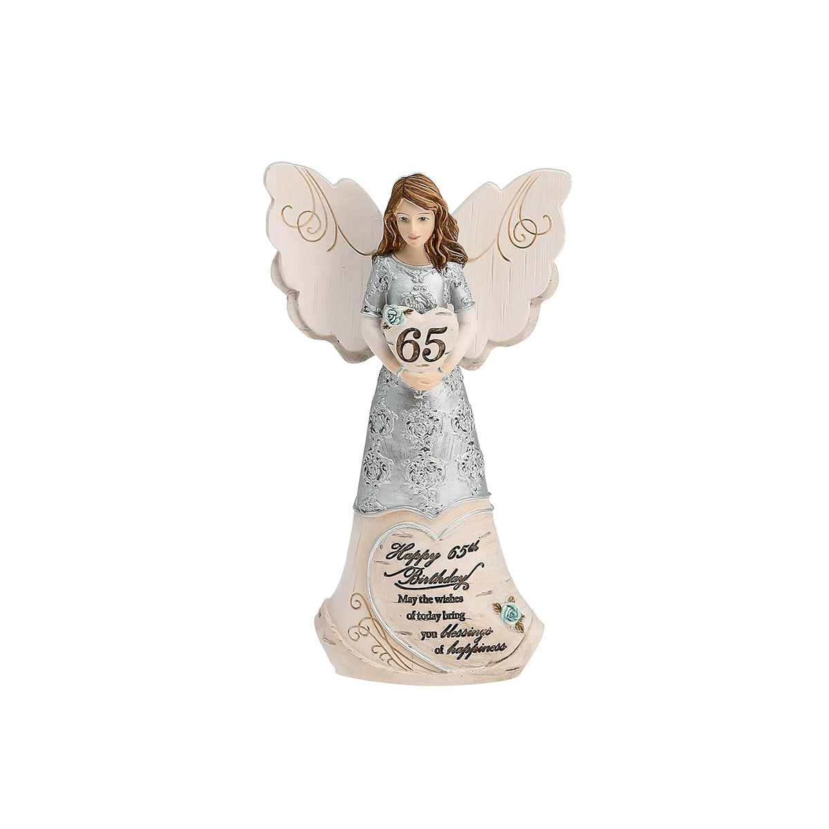 Pavilion 65th Birthday - 6" Angel Holding a Heart