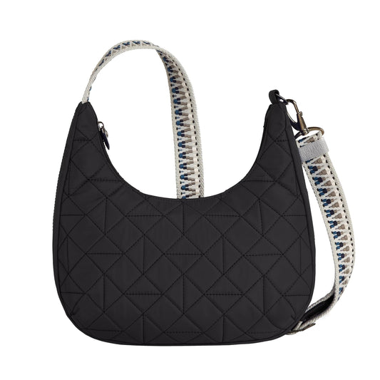 Travelon Boho Anti-Theft Slouchy Crossbody, Black