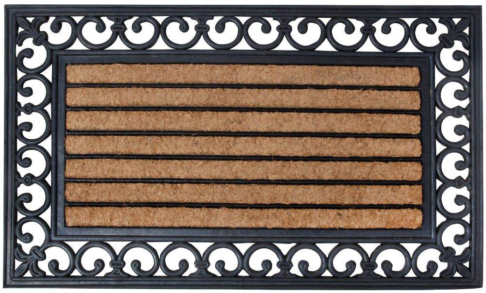 Esschert Design Rubber and Coir Doormat