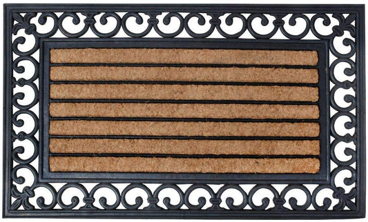 Esschert Design Rubber and Coir Doormat