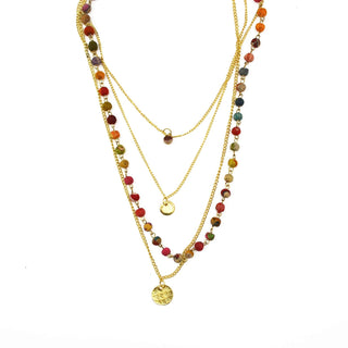 Anju Necklace, 26 inches, Brass
