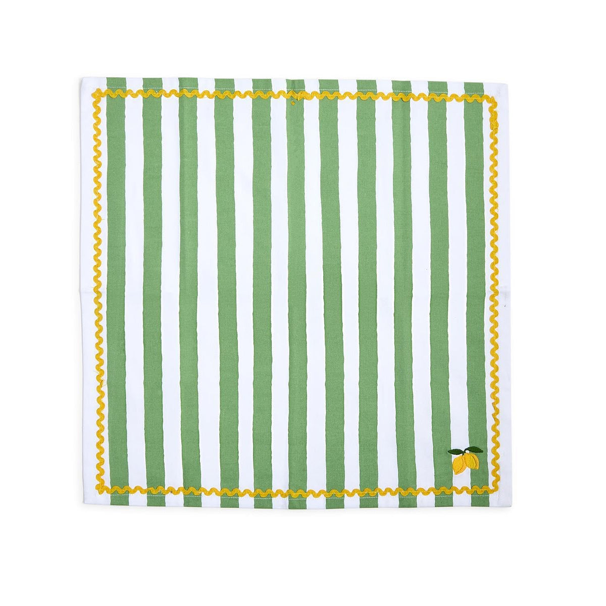 Two's Company Cloth Napkin, 20" x 20" (Set of 4), Green