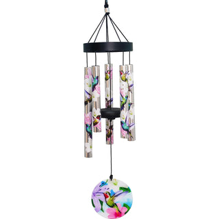 Spoontiques Wind Chime, Hummingbird Small Uv, Sturdy