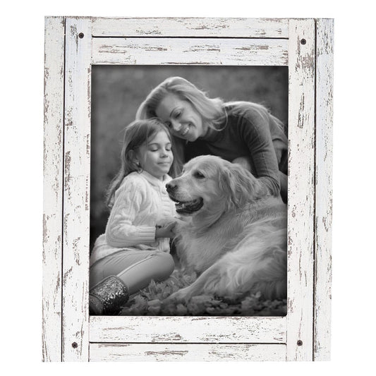 Foreside Home and Garden Picture Frame, 8 x 10 Single, White