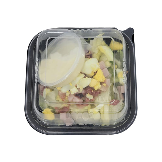 DHG Professional [80 Sets] PP Pebble Box Serving Tray with Lid, Food Container (6x6" 1 Compartment)
