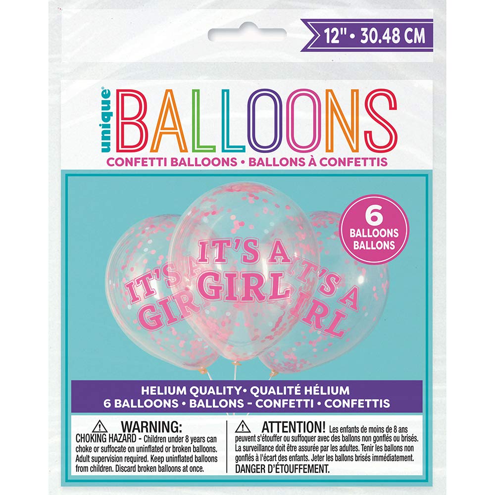 Unique Balloon, 12", Pink
