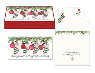 LPG Greetings Mini Long Keepsake Boxed Christmas Cards