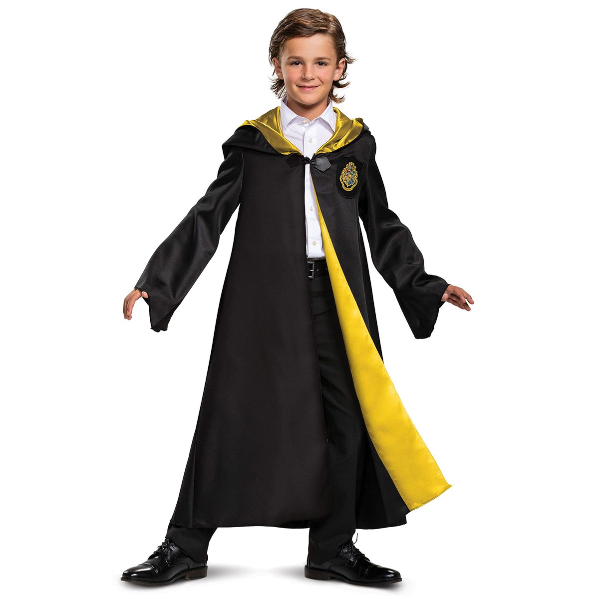 Disguise Costume Outfit, Large (10-12), Black & Gold