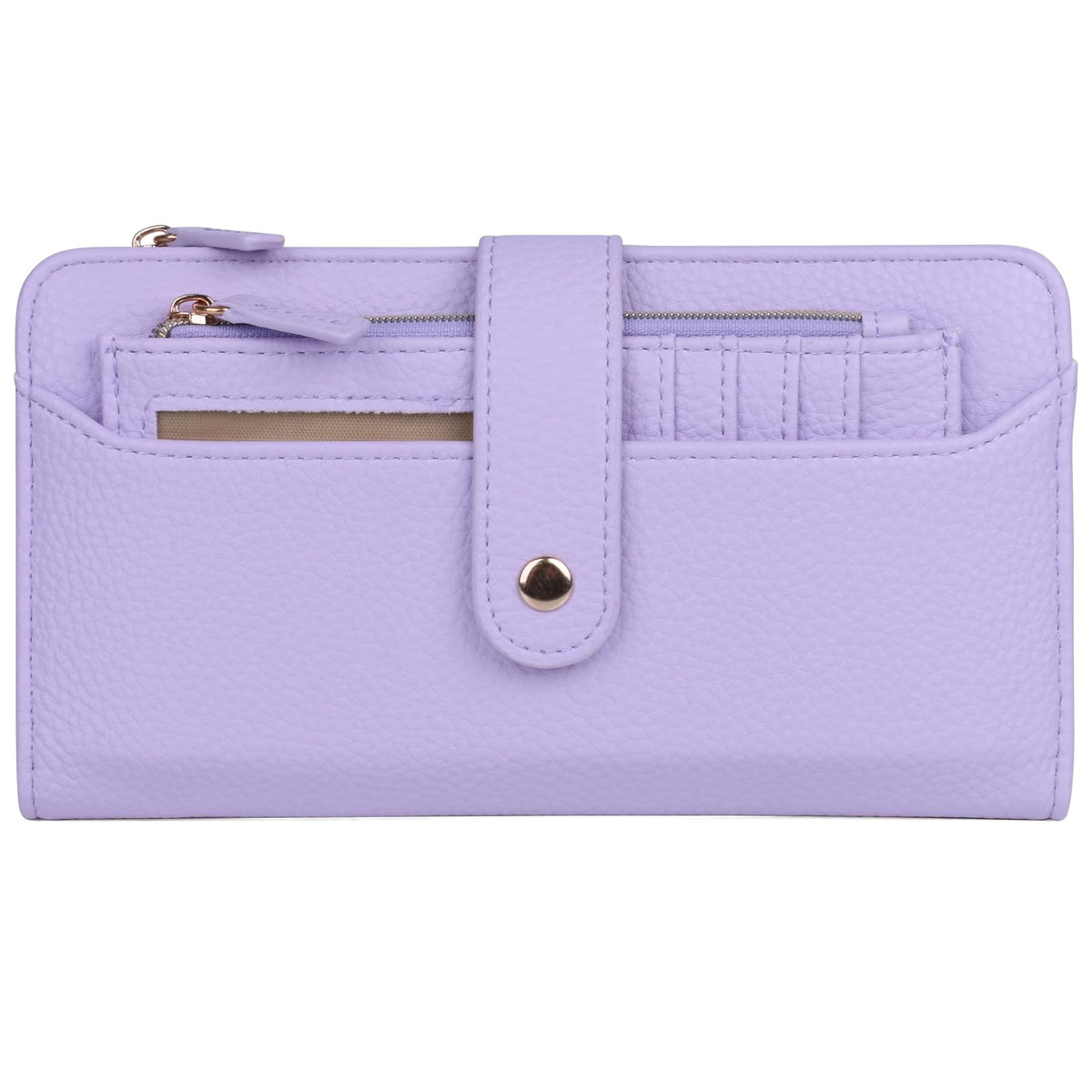 Julia Buxton USA Wallet, Lilac, Modern