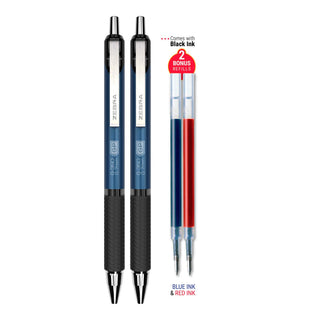 Zebra Pen Writing Instrument, 1 Count (Pack of 2), Blue Barrel
