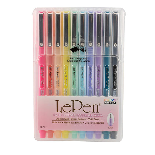 Le Pen Marvy Uchida Pastel Colors - Set of 10
