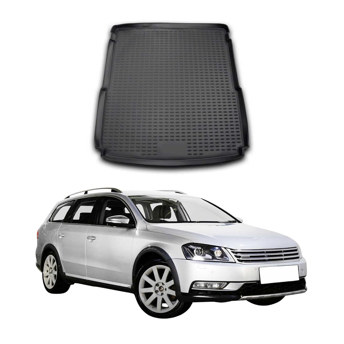 OMAC Vehicle Mat, Passat B7 2012-2014 / Black, Cargo Liners