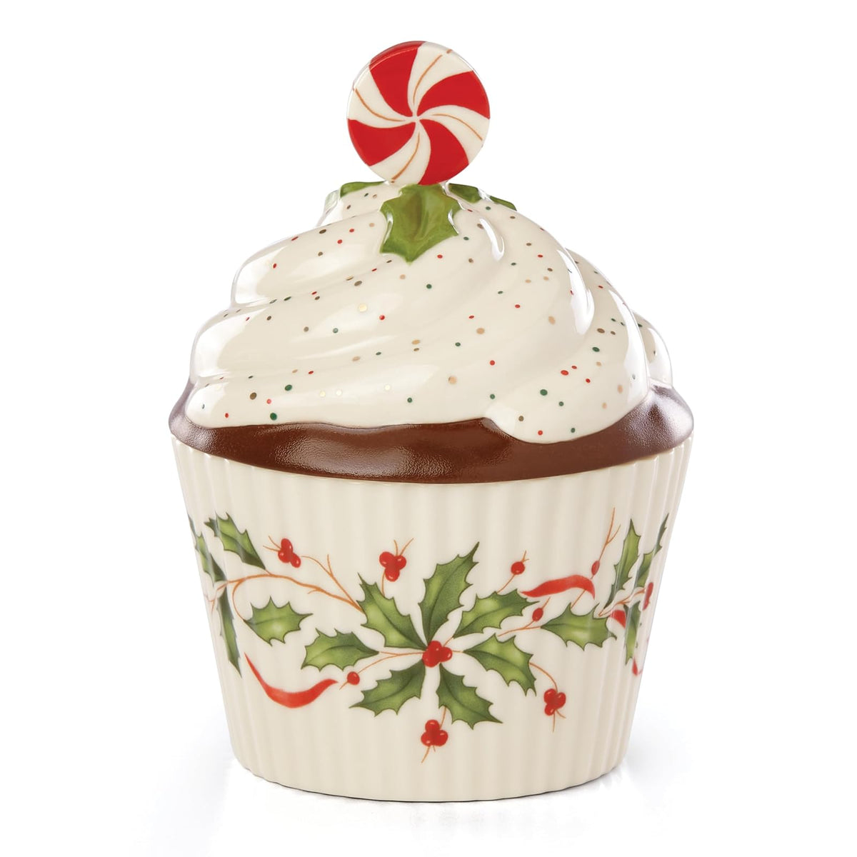 Lenox Dishware Bowl, 1.10 LB, Red & Green