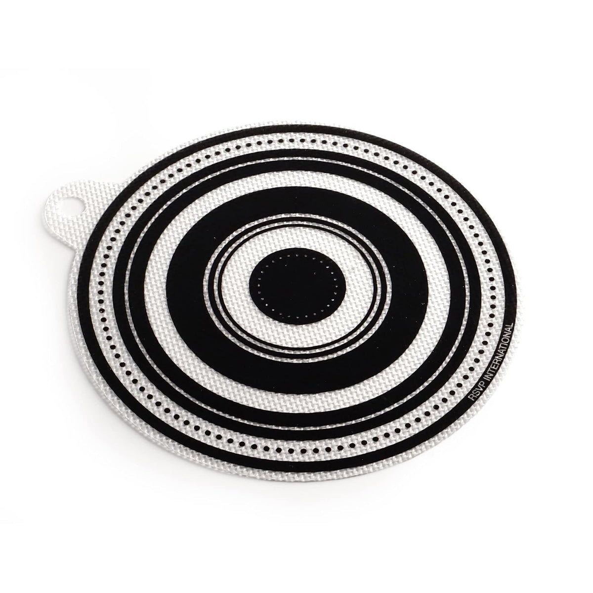 RSVP International Can Opener, 6.5" Round, Black