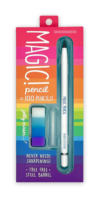Comfy Hour Magic Pencil, Compressed Graphite Tip, White Barrel