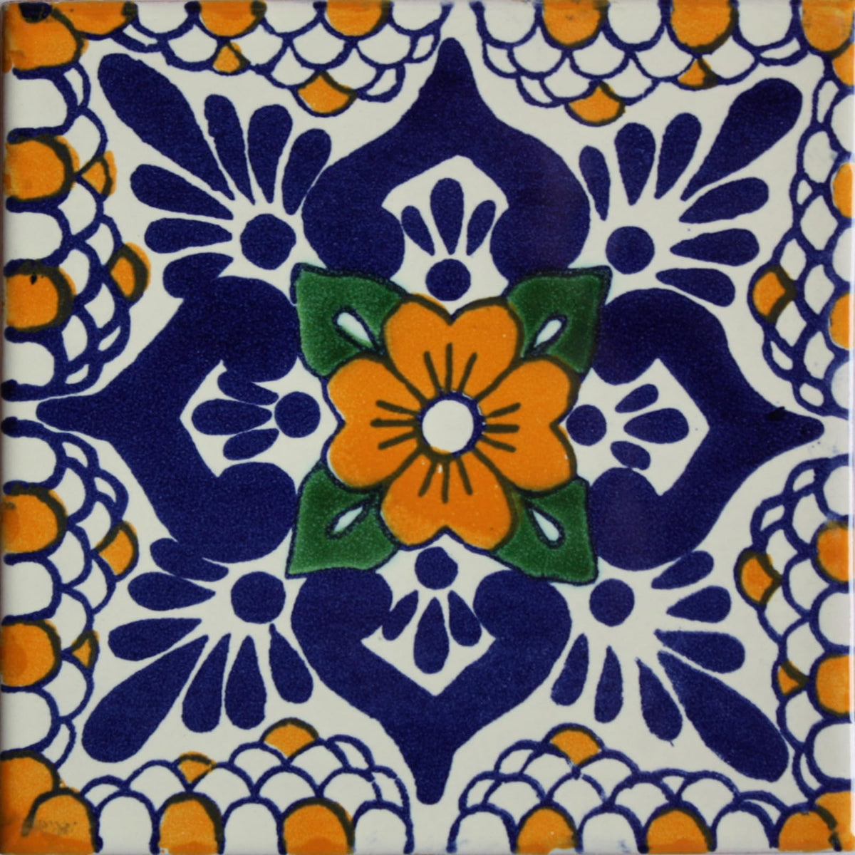 Fine Crafts & Imports Tile, clay, Orange