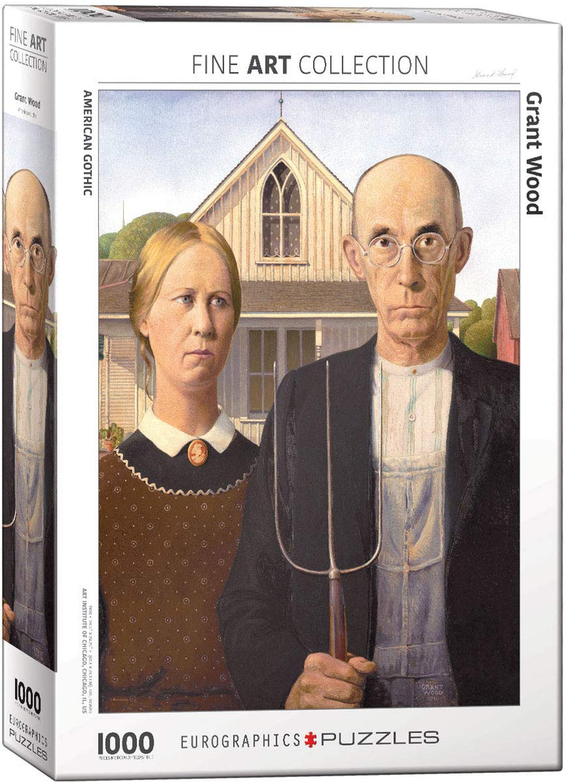 EuroGraphics American Gothic by Grant Wood 1000Piece Puzzle