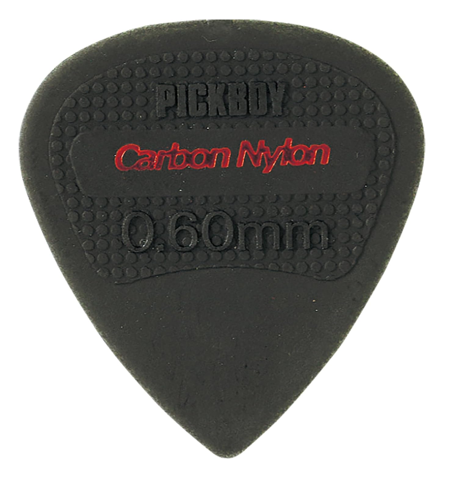 Osiamo Pickboy Edge, Sharp Tip, Carbon/Nylon, 0.60mm, 10 picks