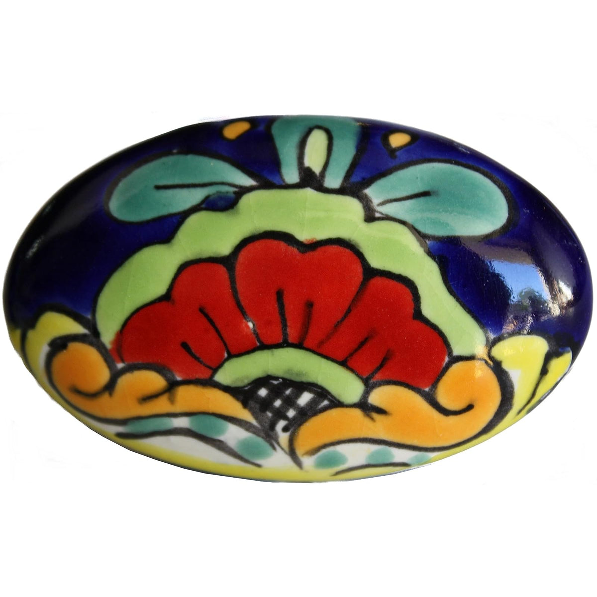 Fine Crafts & Imports Hardware Handle, Ceramic, Multicolor